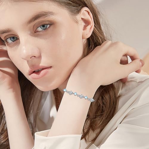Bracelet for Women 925 Sterling Silver Fashion Bracelets Gemstone Gifts for Women3