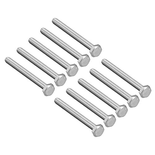 Image of uxcell M4x40mm Hex Bolts 304 Stainless Steel Hexagon Screw Bolt 10pcs