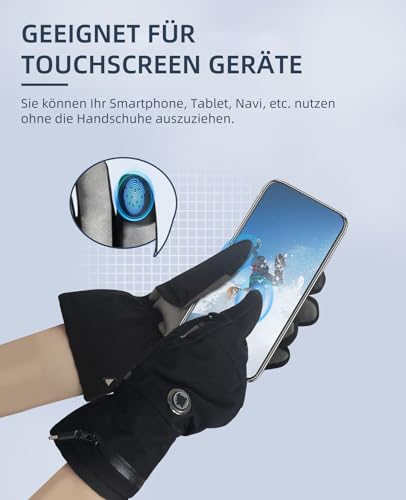 Beheizbare Skihandschuhe Aroma Season für Komfort und Wärme
