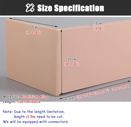 Caja de techo sin riel para guardar objetos largos en cubiertas de 5,5 m 4