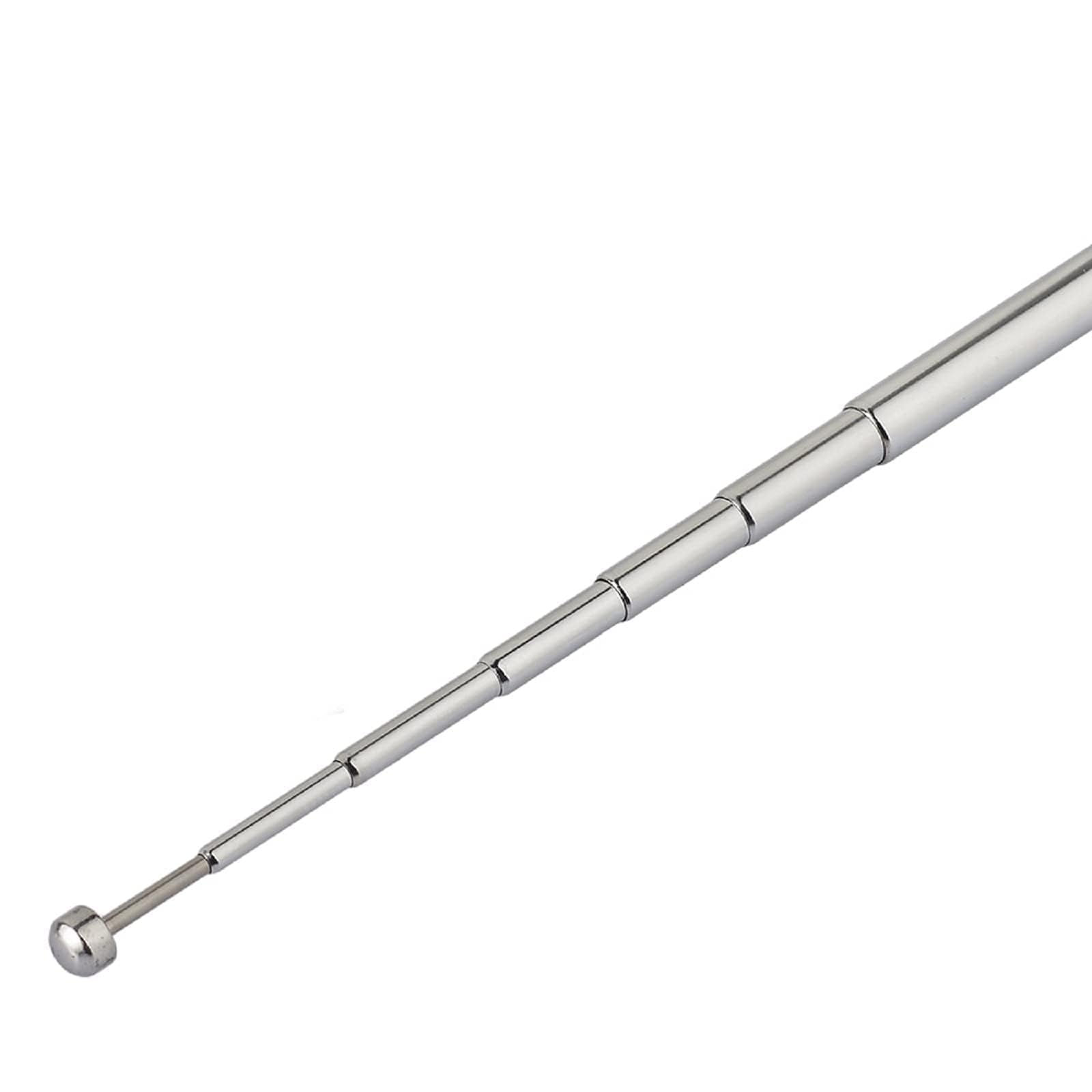 Bingfu Antenne Télescopique Radio FM Dab Portable Interieur 74 cm 7 Sections Antenne Remplacement pour pour Radio Transistor Poste Portable Tuner Chaîne HiFi Récepteur AV Home Cinéma Audio CD,2 Paquet