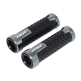 Manopole manubrio Moto in Gomma Antiscivolo da Universale Per TMAX T-MAX T MAX 500 530 560 T MAX XP500 XP530 XP560 2012 2013 2014-2019 Titanio