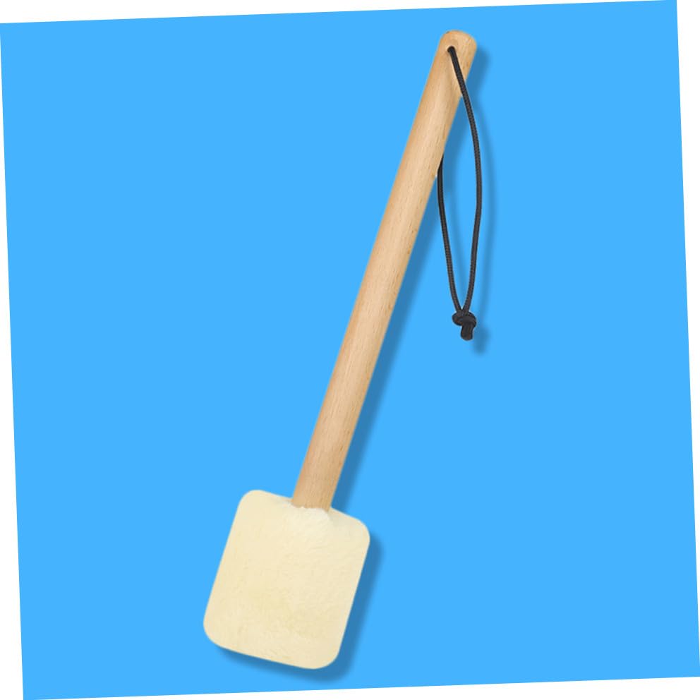 VANZACK 2Pcs Baquetas para Bombo con Cabeza de Plush y Mango de Madera, Agarre Cómodo, Profesional, Ligeras y de Superficie Suave para Percusión miniatura 7