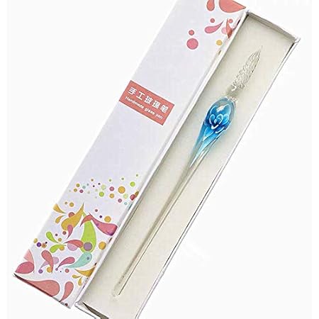 Amazon Tsucia ガラスペン 万年筆 ねじり ペン 手紙 便箋 イラスト 透明 文房具 なめらかに書ける筆感 ハンドクラフト スカイブルー デスクペン 文房具 オフィス用品 Amazon Tsucia ガラスペン 万年筆 ねじり ペン 手紙 便箋 イラスト 透明 文房具 なめらかに書ける筆感 ハンドクラフト スカイブルー デスクペン 文房具 オフィス用品