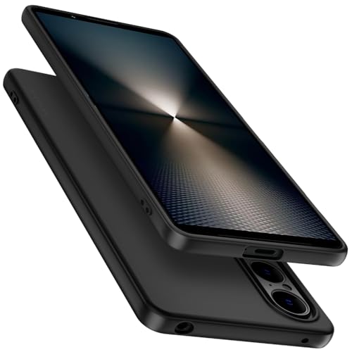 X level Funda Compatible con Sony Xperia 1 Vi, Suave TPU Gel Silicona Ultra Fina Carcasa Anti Arañazos y Antichoque Protección Phone Case para Sony Xperia 1 Vi   Negro