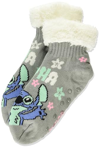 Disney Women's Lilo & Stitch Short Cozy Warmer Socks
