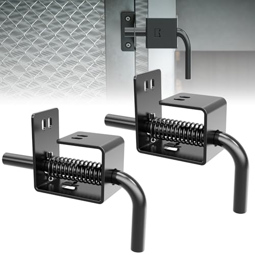 IRENPORU 2 Pack Heavy Duty Trailer Gate Spring Latch Complete Kit 847 Replacement for Carry-On Trailer Ramp Gate Latch