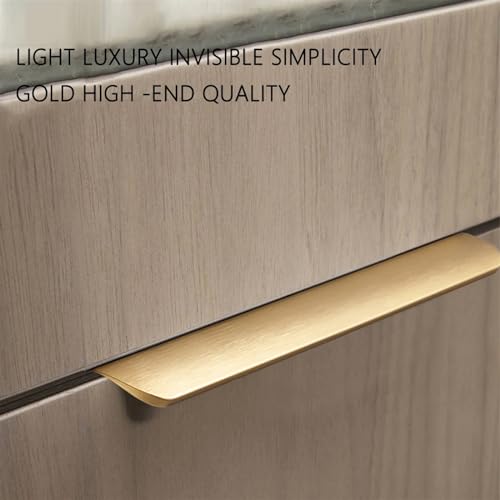 Tiradores ocultos para muebles, pomos de aleación de aluminio, tiradores largos para cajones para armarios de cocina y armarios