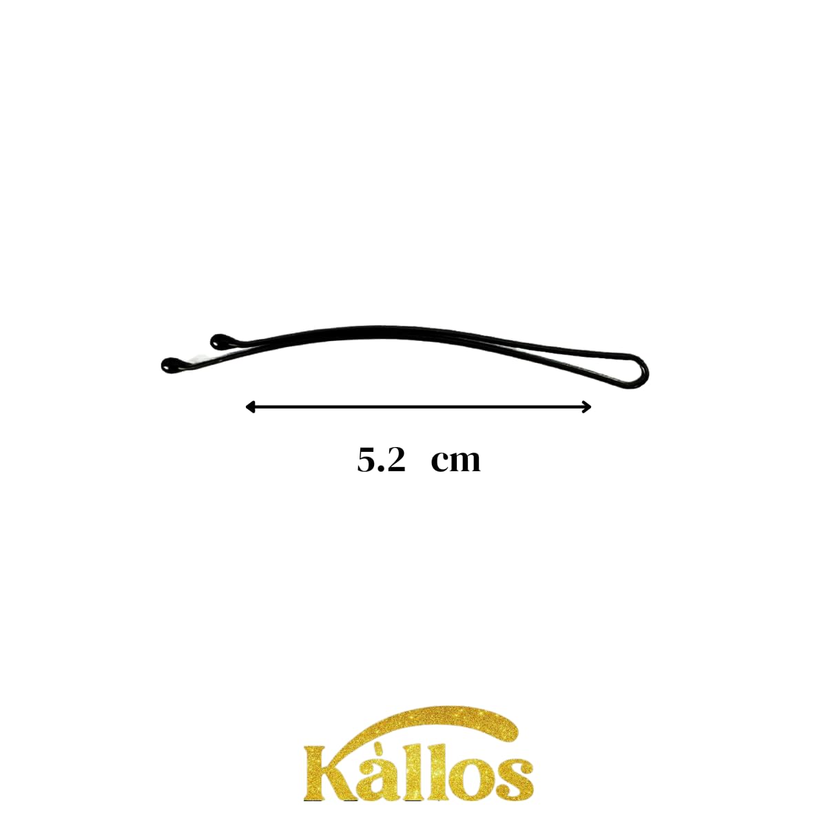 Paquete de 100 horquillas curvadas negras elegantes para un manejo sin esfuerzo y un estilo preciso para manejar todo tipo de cabello, horquillas para mujeres y niñas (negro, 2.2 pulgadas)