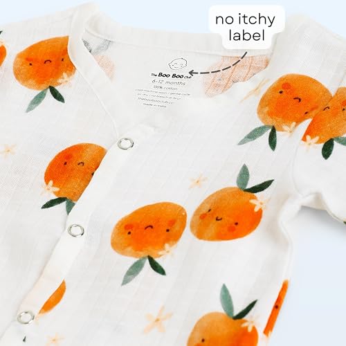 Image of The Boo Boo Club Kid'S 100% Muslin Organic Cotton Printed Button Shirt and Short Set | Half Sleeve Shirt | Summerwear Set | Kids Cothing Wear Set