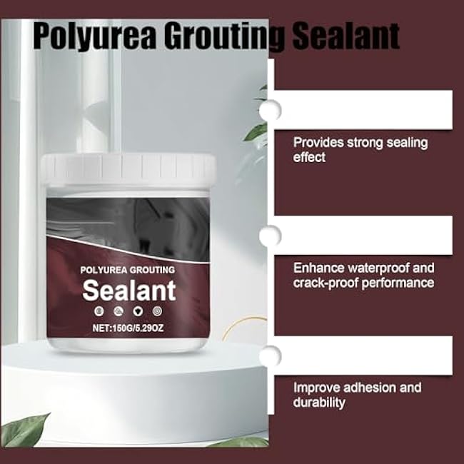 Polyurea Grouting Sealant, Grout Sealer for Shower Tile, Polyurea Grout Sealant, Waterproof Sealant Coating, Waterproof Insulating Sealant, Polyurea Coating (3PCS)