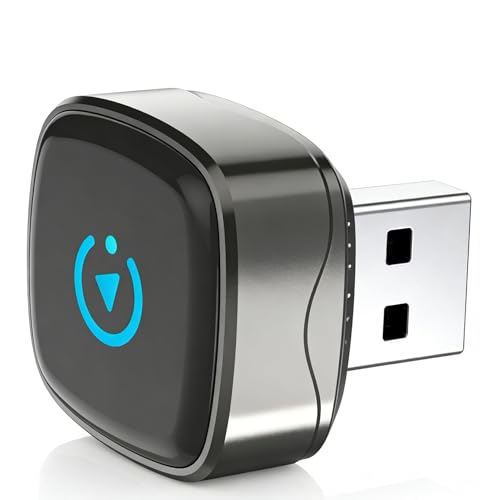 Adapter För Bil Från Trådad Till Trådlös - Överföring För Fordonselektronik - USB-Adapter Bil Från Trådad Till Trådlös | Användning Inom Navigation Och Samtal Med Röstassistent, Vägresor Och D