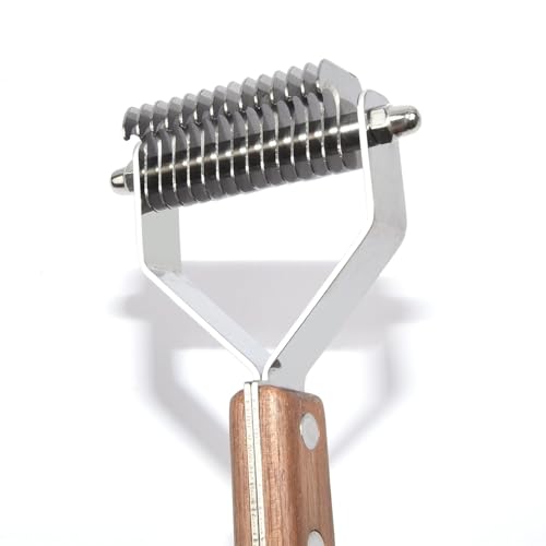 Coat King Harke für Haustiere, 14 Klingen, professioneller Haustier-Entfilzungskamm, Fellpflege, Abisolierwerkzeug für Hunde und Katzen, 6,2 cm, 1 Stück