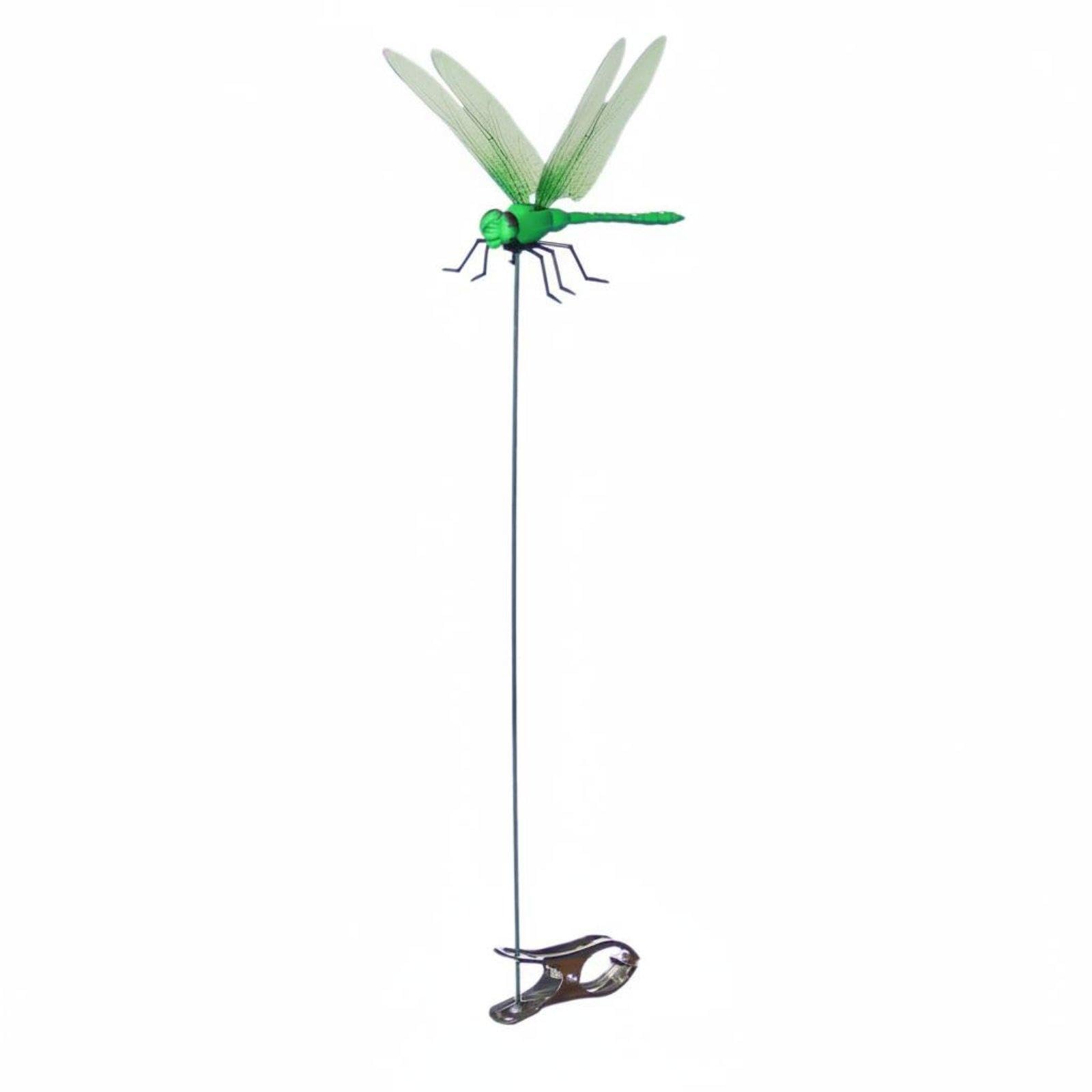 Dragonfly Garden Decor Lifelike Design Dragonfly Plant Clipd Realistic Appearance for Gardeners, Flower Beds, Potted Plants, Balcony Green|Home & Garden| Home D?©cor| Floral D?©cor-image-42