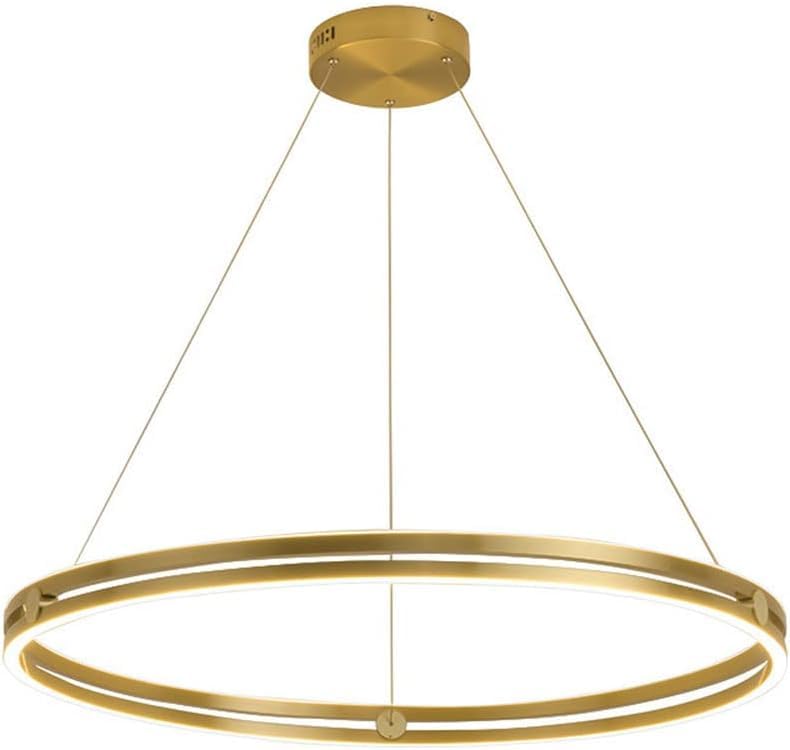 Lustre de villa style américain ZR98US avec anneau doré haut de gamme