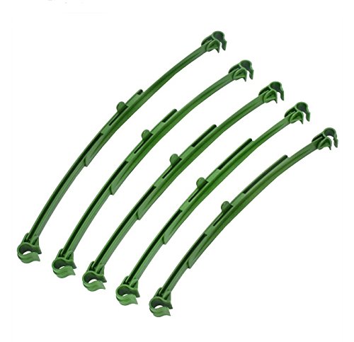 Preisvergleich Produktbild 10x Rankhilfe Pflanzstab Pflanzstäbe Pflanzenstütze Rankstab Stange Stab Tomatenstäbe Verbinder Pflanzstabverbinder 90-180cm zur Auswahl (Verbinder-Set (5 Stück)) von rg-vertrieb