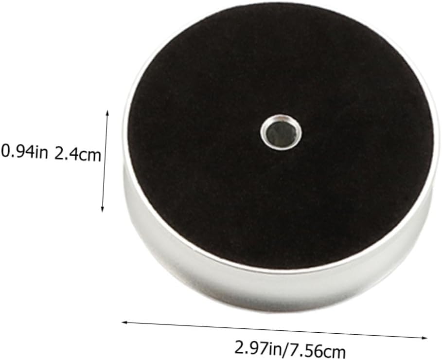 Balanced Turntable Record Weight Stabilizer with Bubble Spirit Level, Vinyl Disc Clamp Vibration Reducer for HiFi Audio Turntables, Silver Replacement Accessory for Vinyl Record