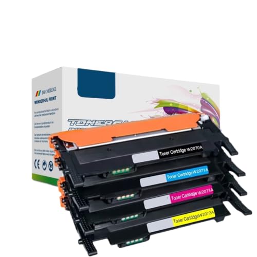 Toner 117A W2070A cyan avec puce pour remplacer facilement votre cartouche vide