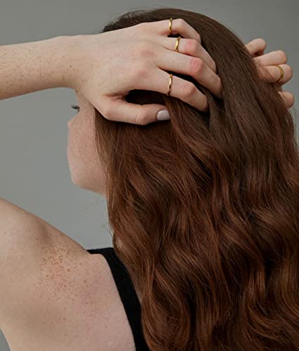 Funeia 14K Gold Band Ring For Women Men 2Mm 3Mm 4Mm 5Mm 6Mm 8Mm 10Mm Wedding Bands Gold Stacking Stackable Plain Statement Thumb Finger Ring Comfort Fit Size 5-11 #TOP7