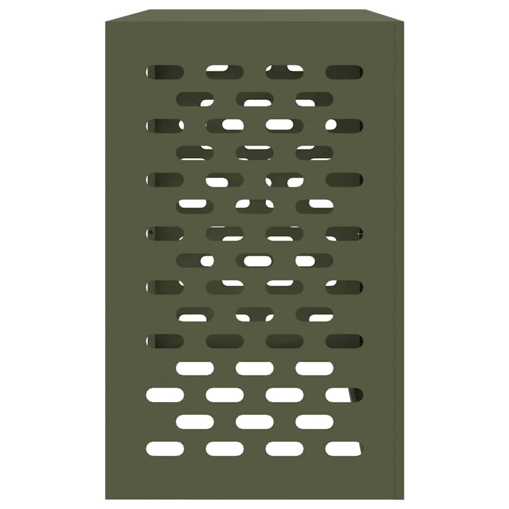 Copertura per condizionatore d'aria, in acciaio, 110 x 50 x 80 cm, resistente alle intemperie, per dispositivi esterni, protezione da pioggia, neve, sole, polvere, per balcone, terrazza