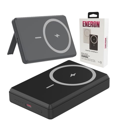 Powerbank magnético de 10000 mAh, cargador inalámbrico de inducción de 15 W con carga rápida PD de 20 W USB-C, batería externa portátil compacta compatible con funda magnética para teléfonos