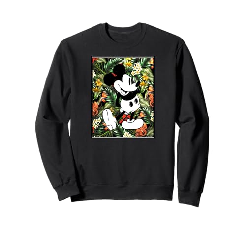 Sweat Mickey Tropic Disney anti-bouloche pour un look décontracté longue durée