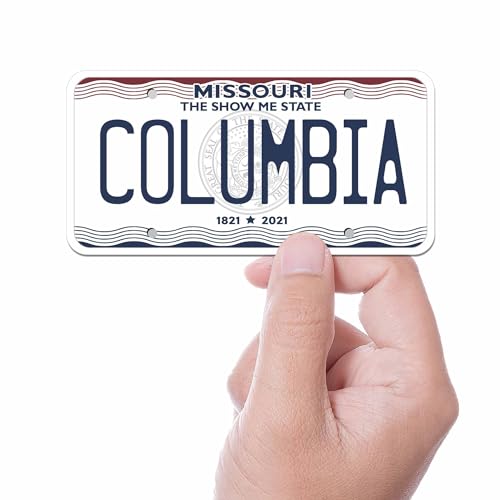 Imán flexible placa de Missouri para auto 4 pulgadas miniatura 5
