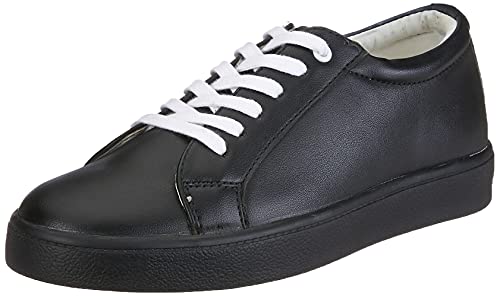 Amazon Brand – Symbol Women Black Sneakers-6 Uk (39 Eu) (9 Us) (Az-Wsy-08)