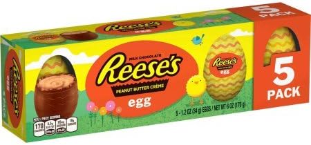 Reese's Peanut Butter Creme Eggs, 1.2 oz each, 5 count box