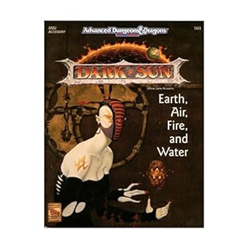Paperback Earth, Air, Fire and Water (AD&D 2nd Ed Fantasy Roleplaying, Dark Sun Setting) Book