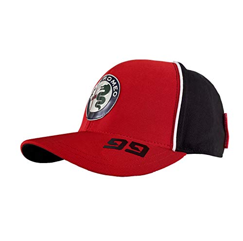 Alfa Romeo Racing F1 2020 Team Antonio Giovinazzi - Gorra de béisbol, color rojo