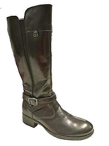 Bottes pour fille Nero Giardini Junior en cuir noir pointure 31