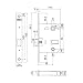 Tesa Assa Abloy - Cerradura de doble cerrojo para alto tráfico, 134U,...