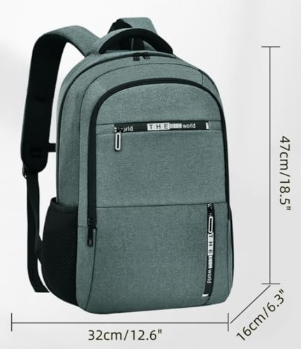 Laptop backpack,casual backpack,Travel Laptop Backpack,High School And College Backpacks,15.6-inch laptop backpack (army green)2