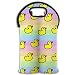 Produktbild 90ioup Smll Duck Pattern Weintasche für 2 Flaschen, Polyester, weiß, Einheitsgröße