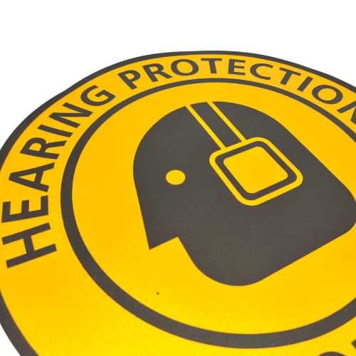 Autocollant de sol protection auditive antidérapant contre les risques - 3