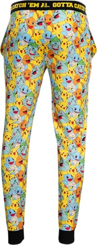 Mad Engine Pokemon Pikachu Piled Up Lounge Pants3