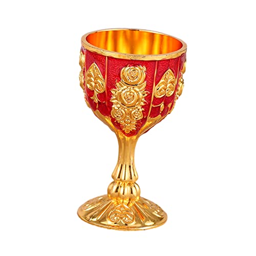 Cabilock gobelet vintage en buvant décor Expresso inoxydable barman mug vintage verre liqueur verres à cocktail verres cocktail tasse cafe verres à vin calice rouge calice de fête alliage