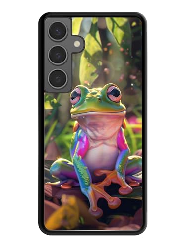 Coque Samsung S24 Plus en TPU motif grenouilles colorées