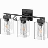 Espird Black Bathroom Light fixtures,UL Certified 3 Lights Farmhouse Light fixtures for Bathroom...