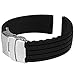 Correa Mudder para reloj, de goma de silicona, con hebilla desplegable, 22...