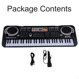 Clavier piano 61 touches pour débutant/professionnel multifonction électronique avec câble USB et fonction d’enregistrement et de lecture - Les Beatles, Paul McCartney, John Lennon, RIngo Starr, George Harrison Clavier piano 61 touches pour débutant/professionnel multifonction électronique avec câble USB et fonction d'enregistrement et de lecture – Image 4