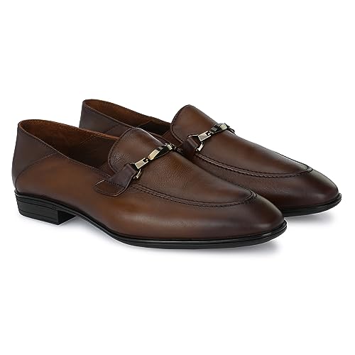 Image of egoss Luxe Premium Genuine Leather Loafer Formal Shoes for Men-AS-1