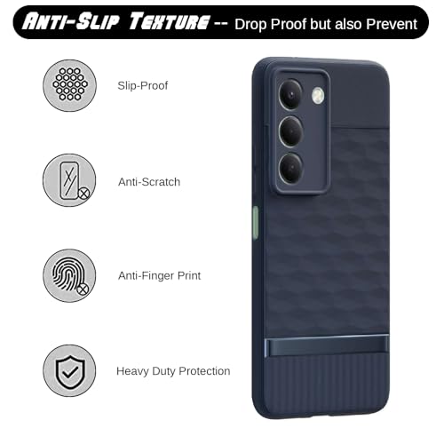 Image of Shockproof Case for Mi Redmi 15 5G | Full Camera Protection | TPU Flexible Back Cover for Mi Redmi 15 5G (Steel Blue)
