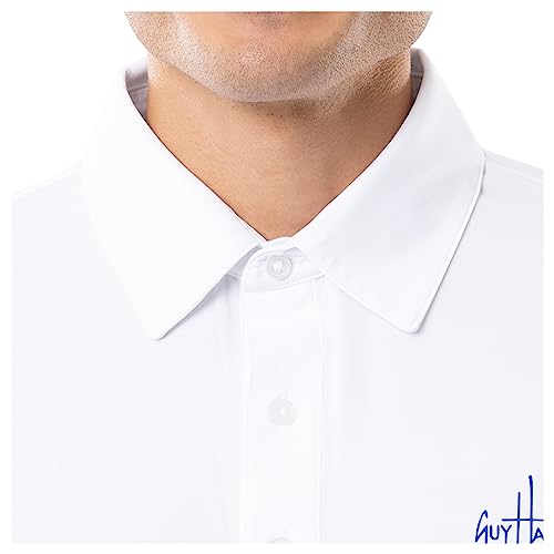 Polo de rendimiento Guy Harvey para hombre manga corta miniatura 3