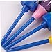 KALLORY Kids Paint Sponge Brush Set 10-Piece Assorted Colors DIY Drawing and Art Tools for Toddlers Early Educational Toys for Creative Learning