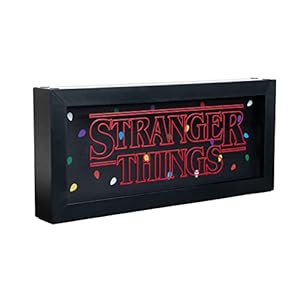 Grupo Erik: Lampada Decorativa Stranger Things | Lampada da comodino The Upside Down, fronte-retro, con 4 modalità di illuminazione, lampada da tavolo USB o batterie | Stranger Things Gadget