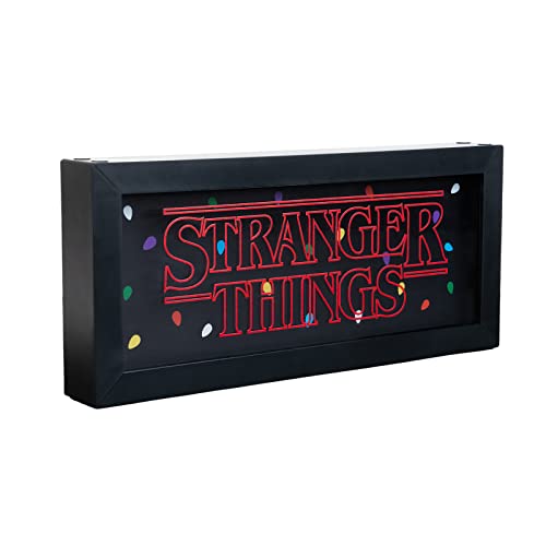 Stranger Things Merchandise - 4 Lighting Modes - Official Stranger Things Lamp - Neon Light - Led Lamp - Stranger Things Halloween Decor Indoor - Night Light for Kids by Grupo Erik - Used condition - US$33.99