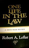 One Life in the Law (P) 093862699X Book Cover