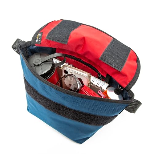 Manhattan Portage Mini NY Messenger Bag With Zip Pocket And Spacious Compartment Water Resistant Cordura 1000D (Navy)4
